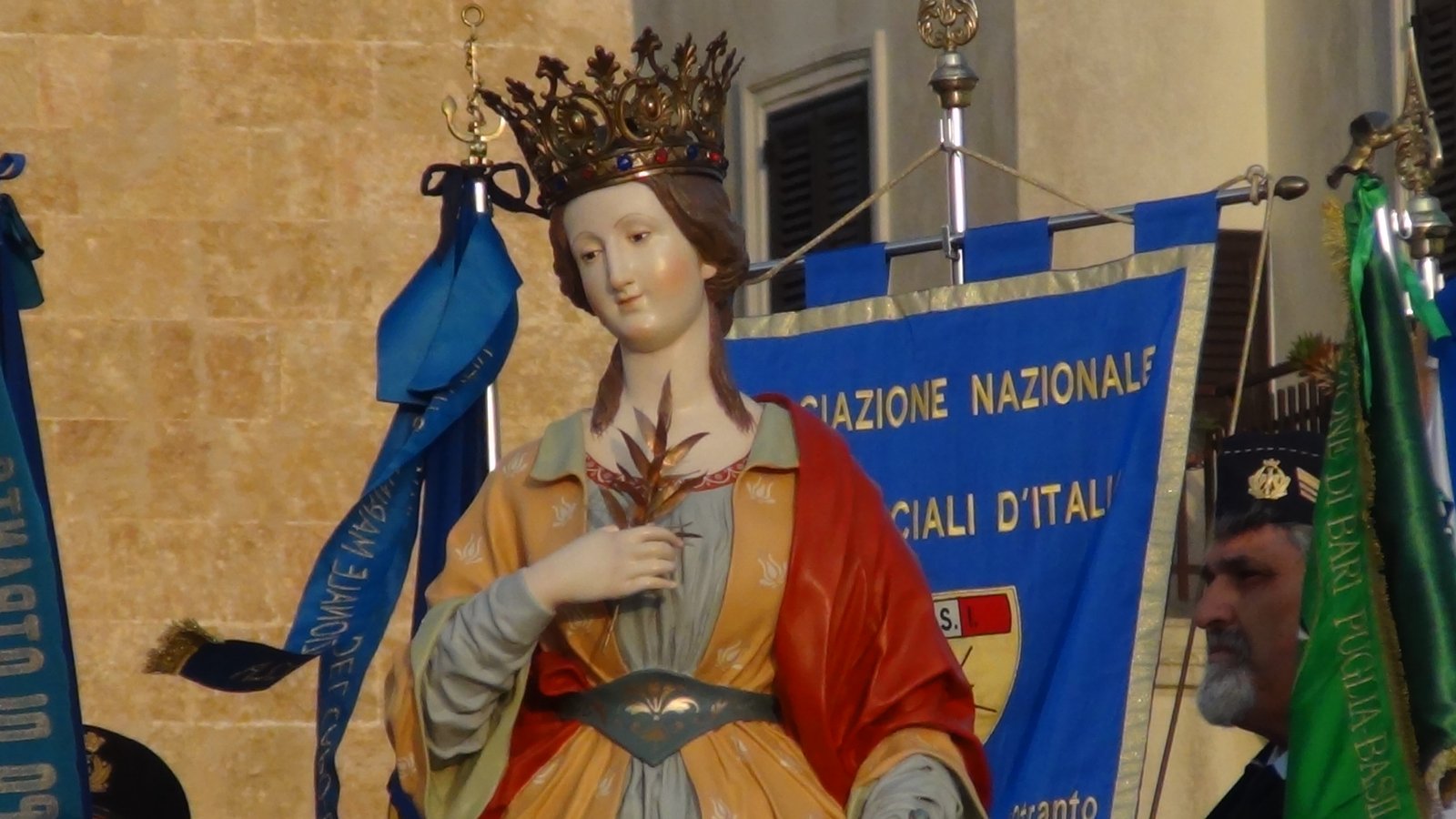 Benedizione statua Santa Lucia