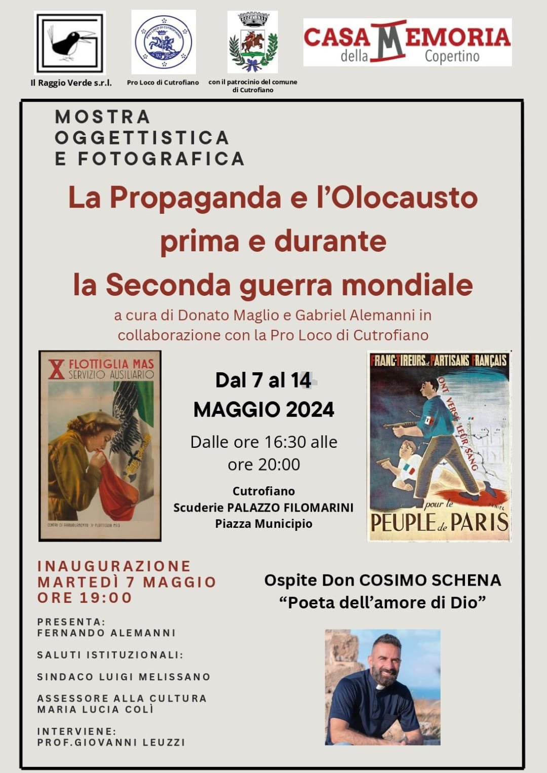 Mostra oggettistica e fotografica: La Propaganda e l’Olocausto