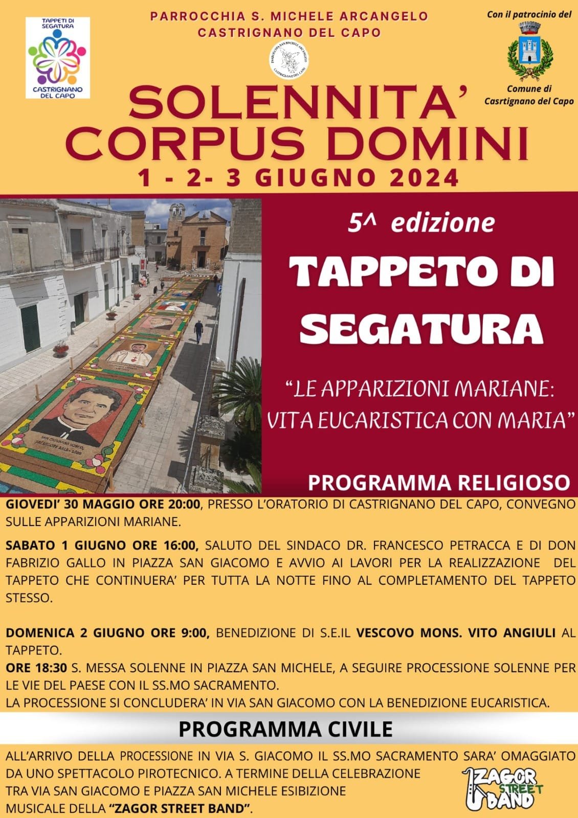 Corpus Domini 2024 a Castrignano del Capo