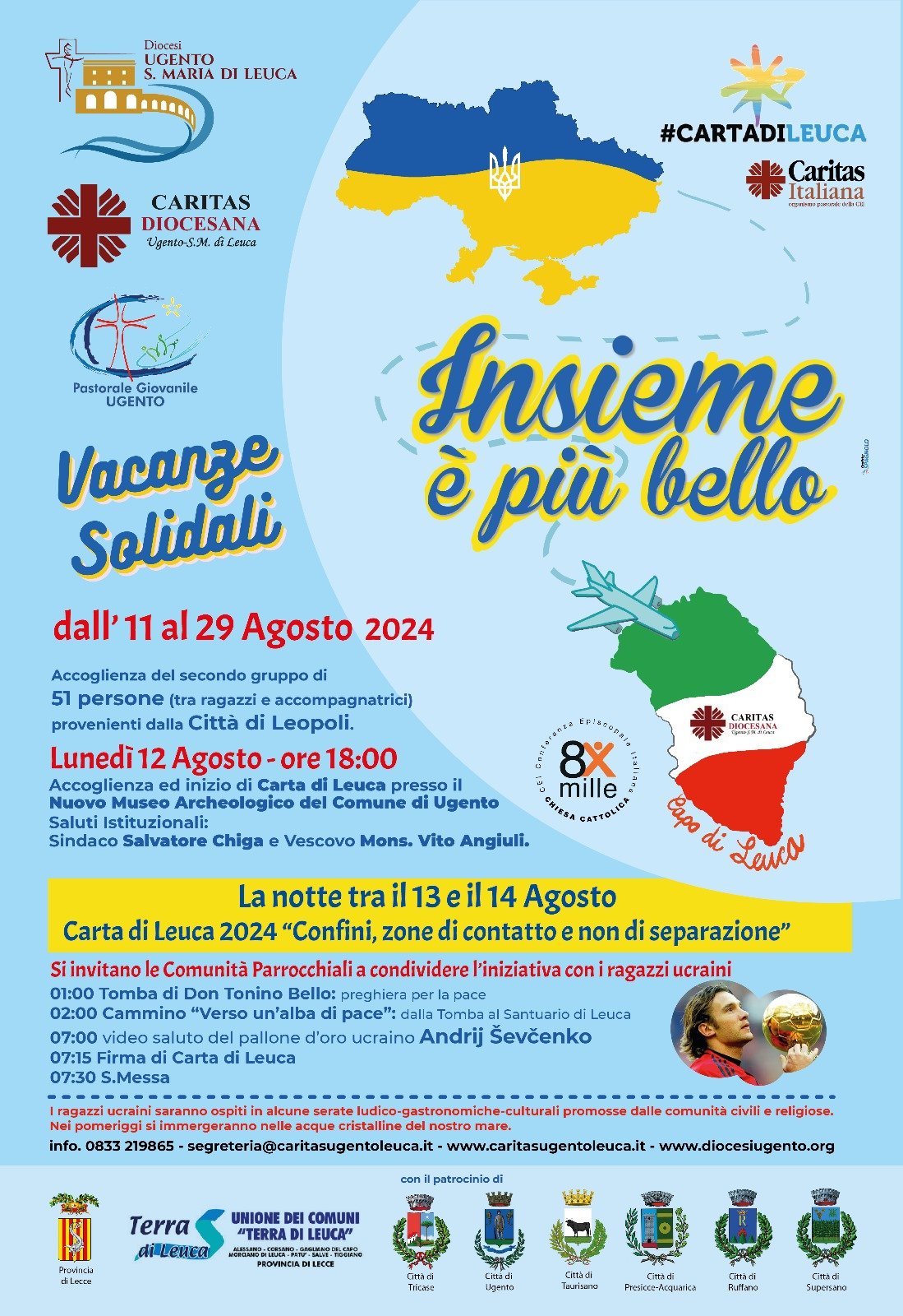 Carta di Leuca 2024 – Confini, zone di contatto non di separazione