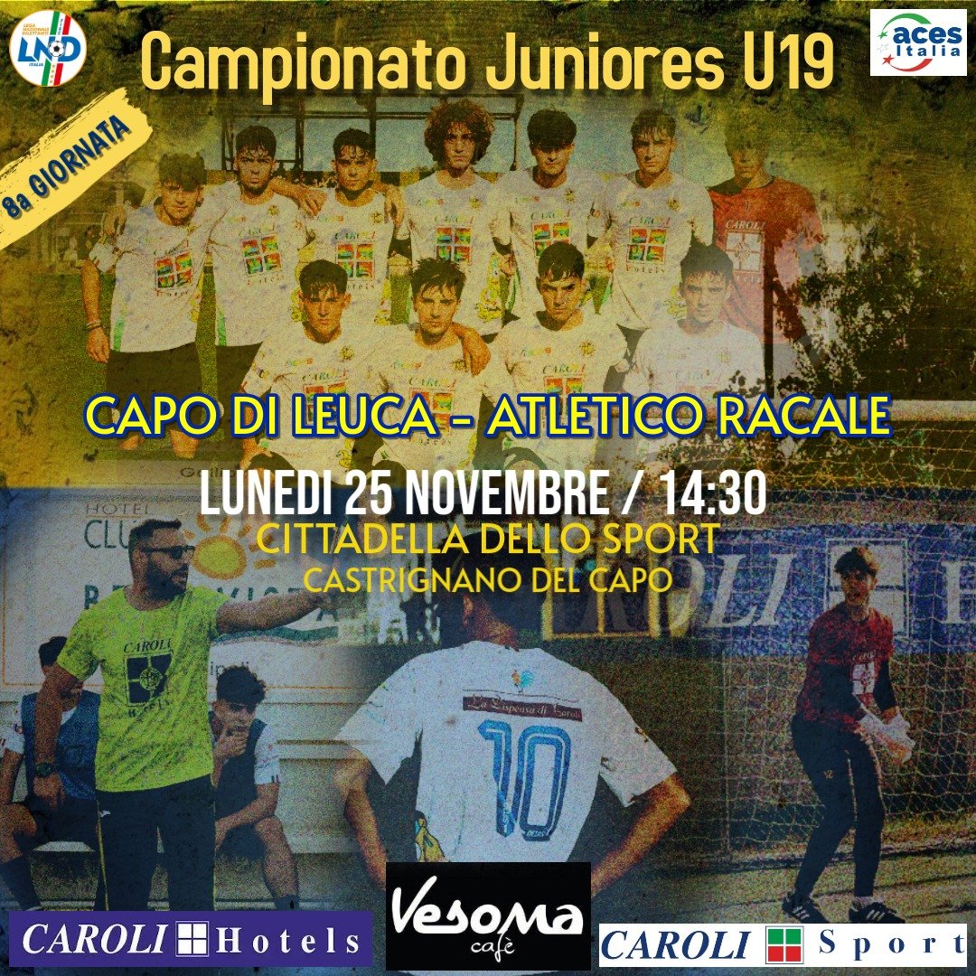 [juniores U19] Capo di Leuca – Atl. Racale
