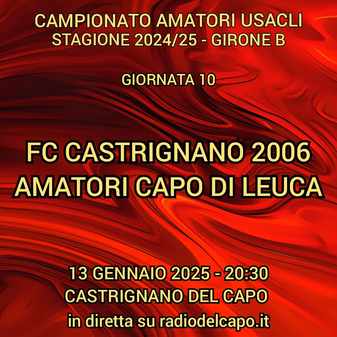 [amatori] Castrignano – Capo di Leuca