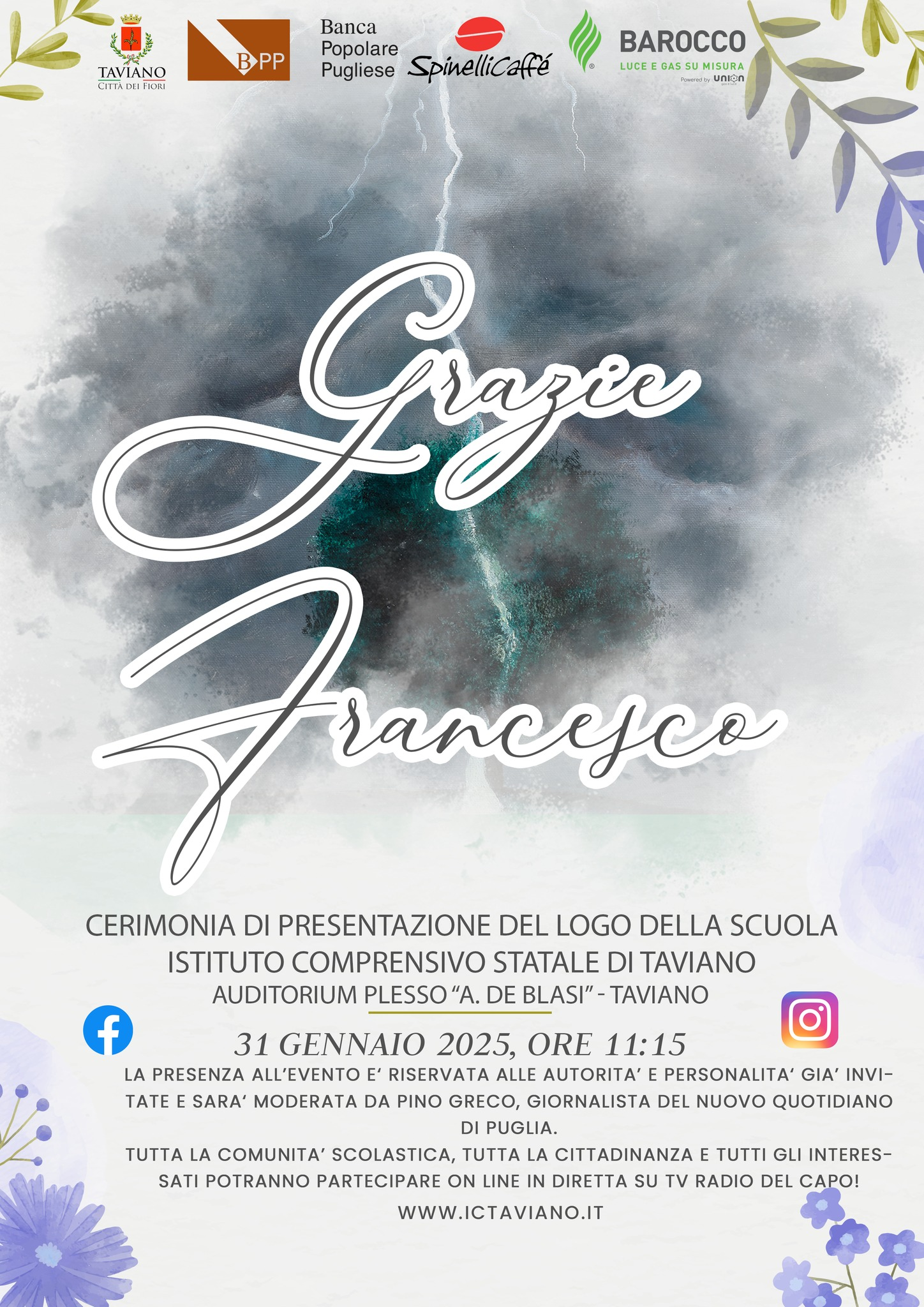 Presentazione logo Ist. Comp. Taviano