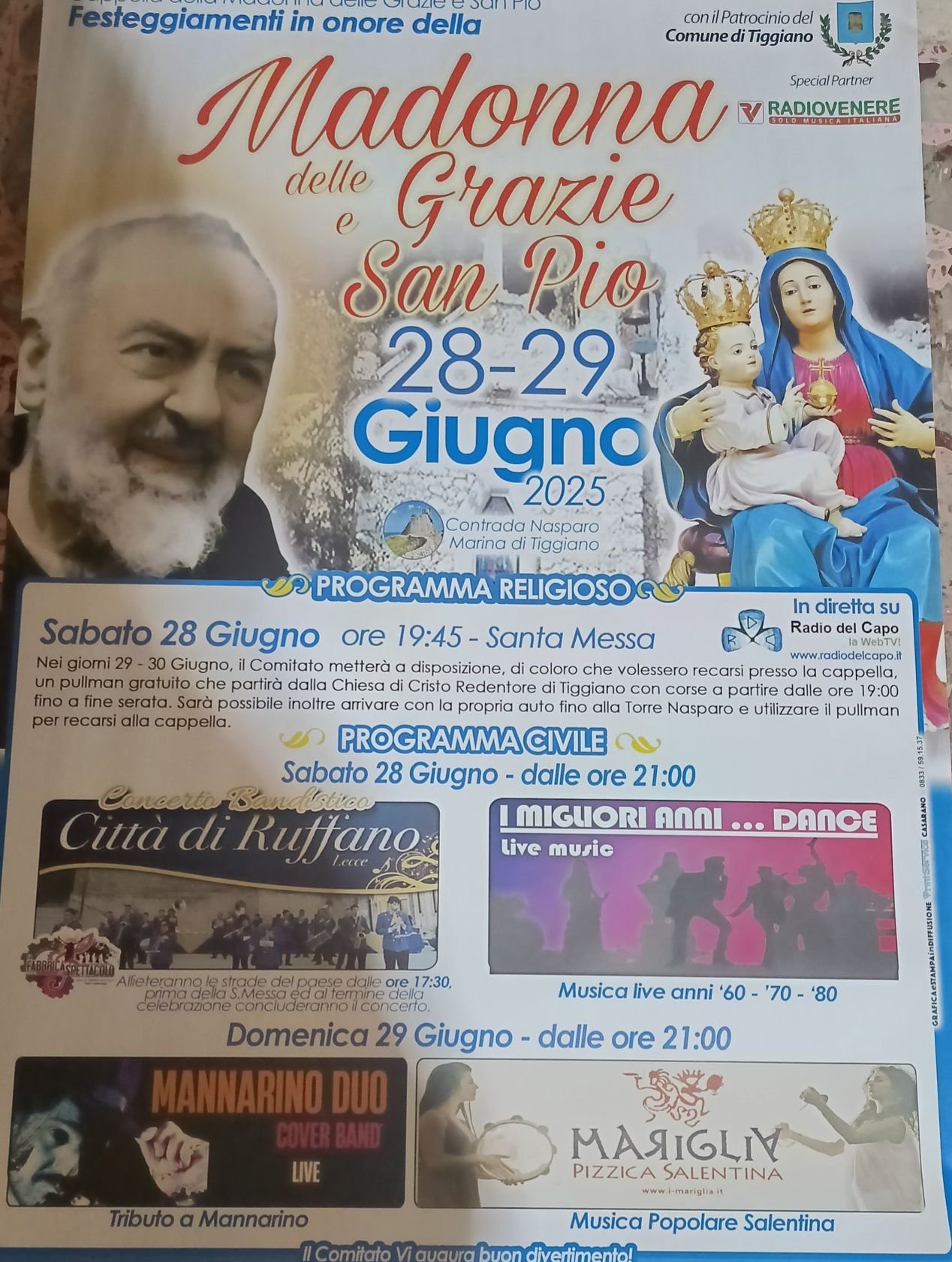 Festa Madonna delle Grazie e San Pio – 2025