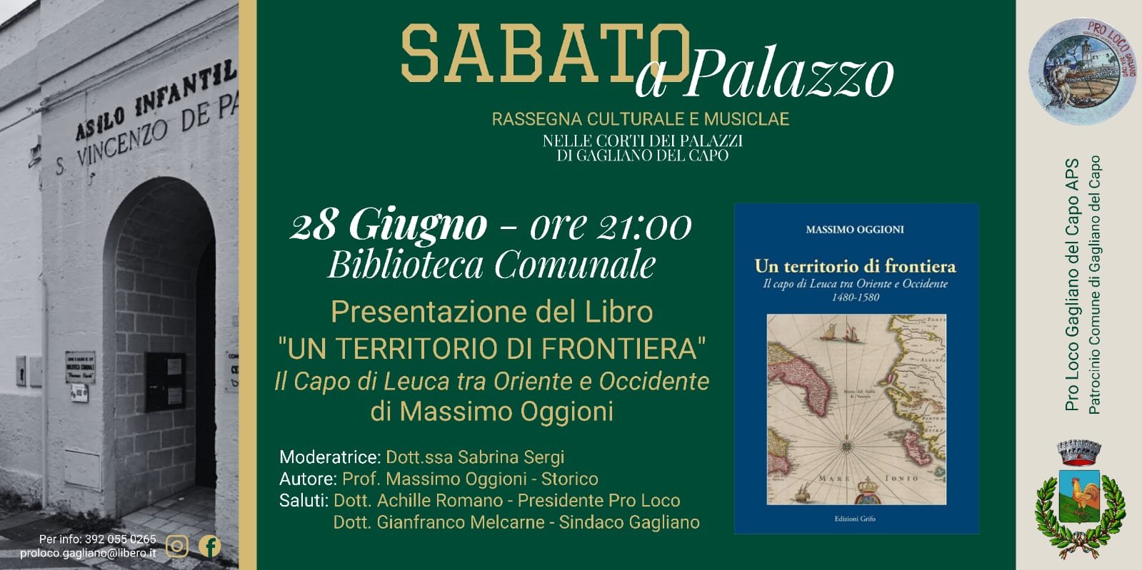 Massimo Oggioni a Gagliano del capo