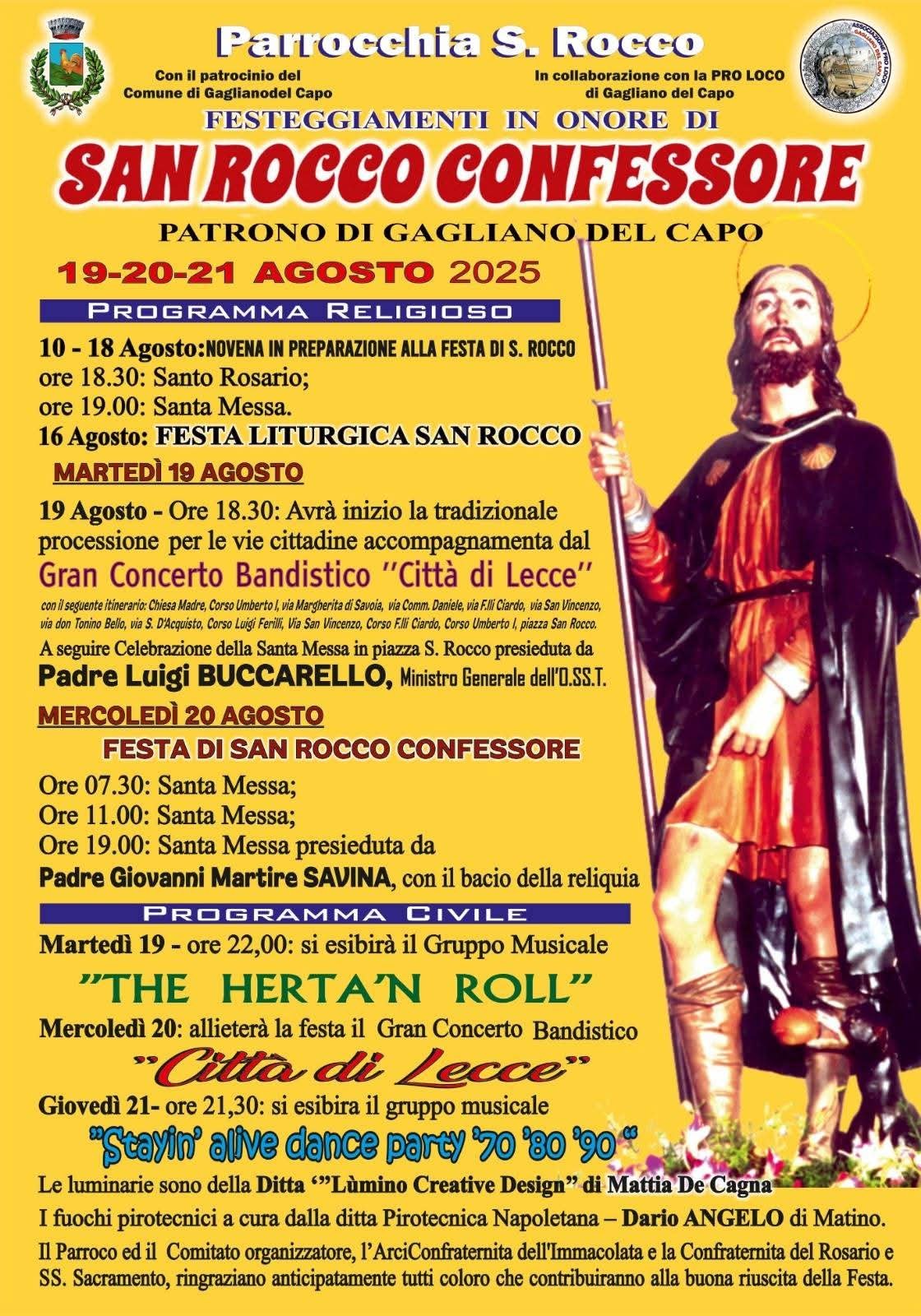 San Rocco 2025 a Gagliano