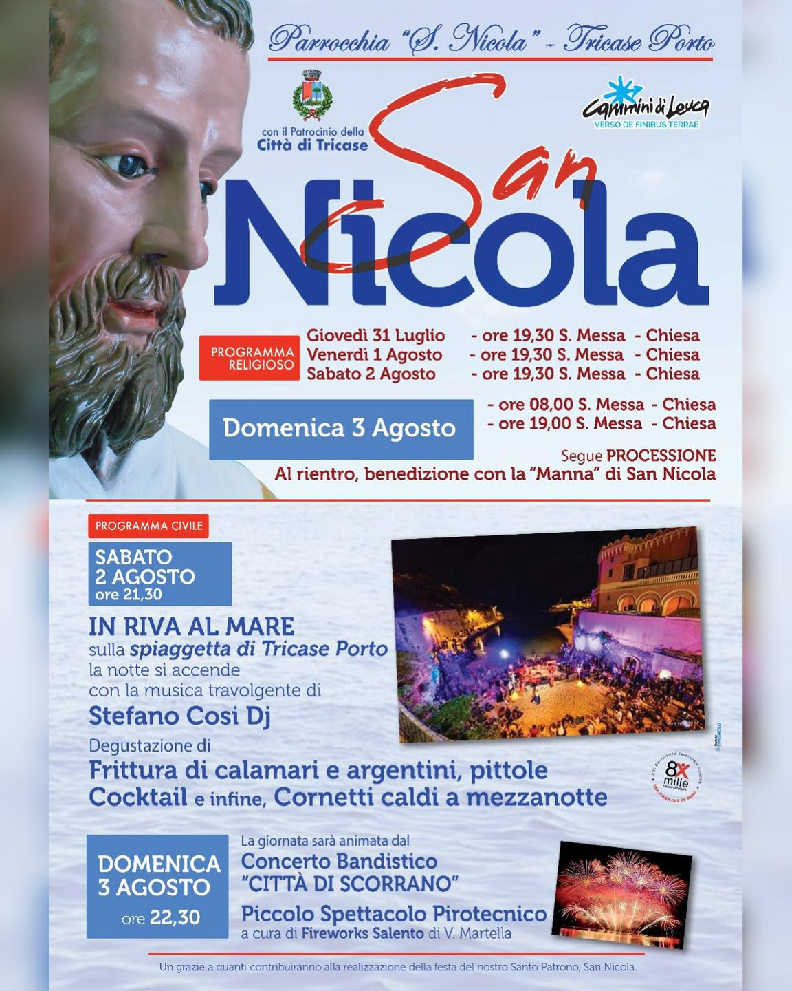 Santa Messa per S. Nicola a Tricase Porto