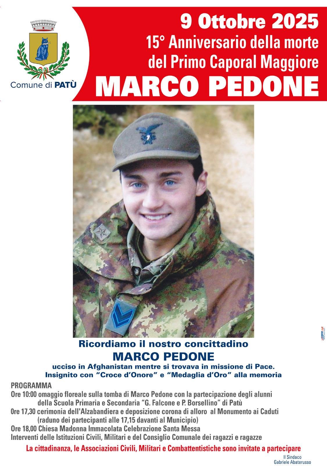 In ricordo di Marco Pedone