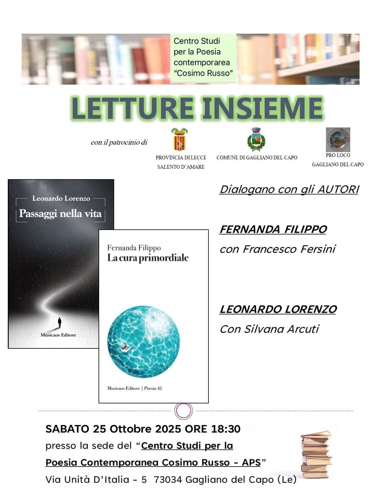 Fernanda Filippo e Leonardo Lorenzo a Gagliano del Capo