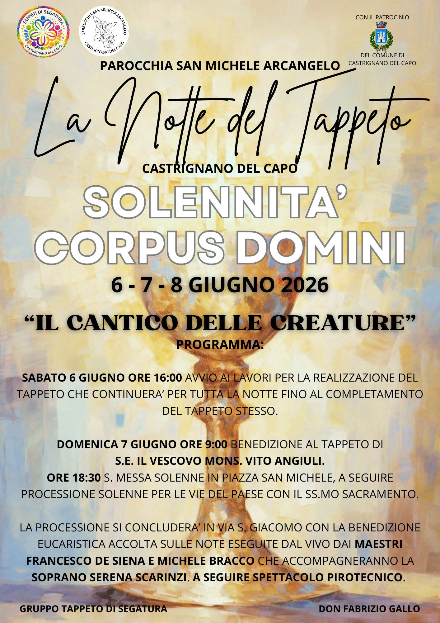 Corpus Domini 2026 a Castrignano del Capo